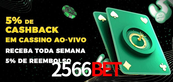 Promoções do cassino ao Vivo 2566bet